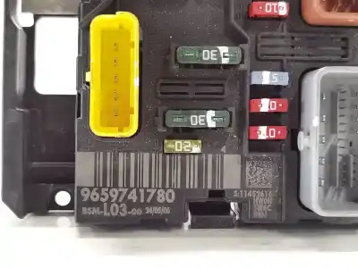 Second-hand car spare part fuse box unit for citroen c2 (jm_) 1.4 hdi oem iam references 9659741780  