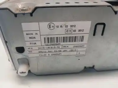 Peça sobressalente para automóvel em segunda mão sistema de áudio / rádio cd por ford ecosport titanium referências oem iam dn1518c815pk  