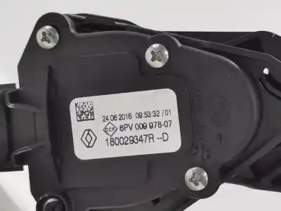 Автозапчастина б/у педальний потенціометр для renault clio iv (bh_) 0.9 tce 90 посилання на oem iam 180029347rd  