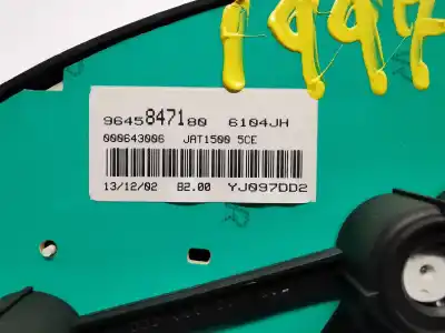 Second-hand car spare part dashboard for peugeot 206 fastback (2a/c) 1.6 16v oem iam references 9645847180  