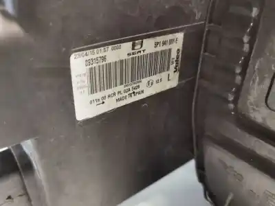 Second-hand car spare part left headlight for seat toledo (5p2) reference oem iam references 5p1941005a  