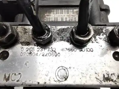 Second-hand car spare part abs for nissan note (e11, ne11) 1.5 dci oem iam references 476609u100  0265231732