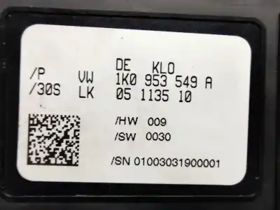 Peça sobressalente para automóvel em segunda mão centralina de luzes por audi a3 (8p1) 1.9 tdi referências oem iam 1k0953549a  