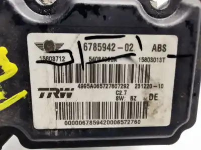 Pezzo di ricambio per auto di seconda mano abs per mini mini (r56) one riferimenti oem iam 678594202 15803013t 15803712