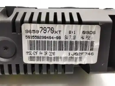 Second-hand car spare part multifunction display for citroen c2 (jm_) 1.4 oem iam references 96597970xt  
