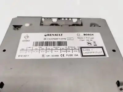 Автозапчастина б/у аудіо система / радіо cd для renault grand scénic iii (jz0/1_) 1.6 dci (jz00, jz12) посилання на oem iam 281150743rt  