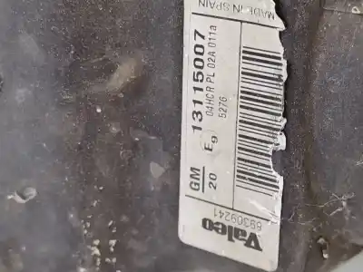 Pezzo di ricambio per auto di seconda mano faro anteriore destro per opel corsa c corsa c riferimenti oem iam 9196232  13115007