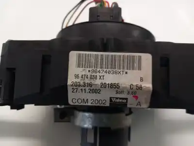 Second-hand car spare part windshiel wiper switch for citroen c3 i (fc_, fn_) 1.6 16v oem iam references 96474038xt  