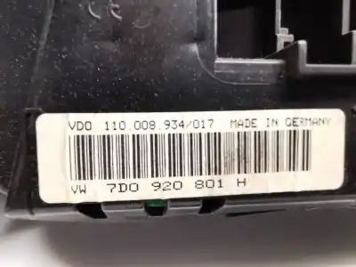 Second-hand car spare part dashboard for vw transporter iv furgón (70a, 70h, 7da, 7dh) 1.9 td oem iam references 7d0920801h  