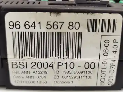 Second-hand car spare part bsi control unit for citroen c3 i (fc_, fn_) 1.1 i oem iam references 9664156780  