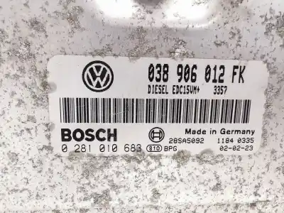 Автозапчасти б/у блок управления двигателем за seat leon (1m1) 1.9 tdi ссылки oem iam 038906012fk  