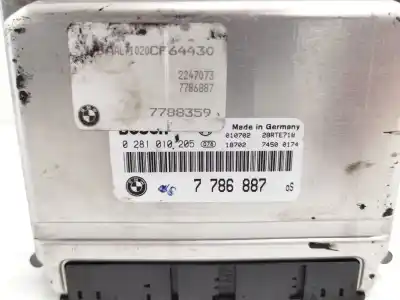 Tweedehands auto-onderdeel ecu motorcontroller voor bmw 3 (e46) 320 d oem iam-referenties 7786887 28rte718 0281010205