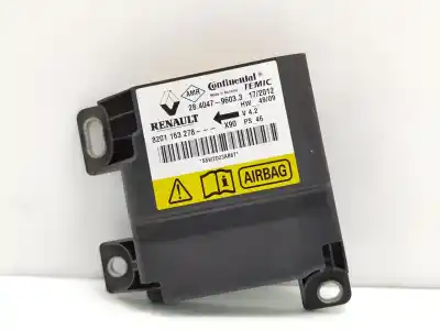 Peça sobressalente para automóvel em segunda mão centralina de airbag por dacia sandero ii 1.5 dci referências oem iam 8201163278