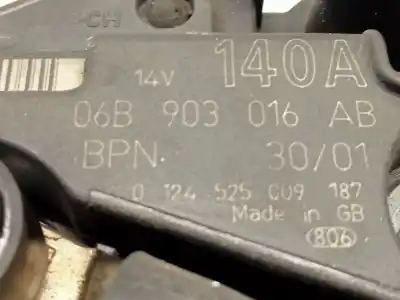 Автозапчасти б/у генератор за audi a4 b6 (8e2) 2.0 ссылки oem iam 06b903016ab  