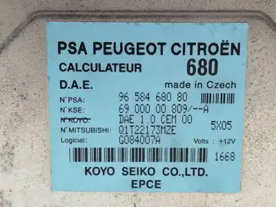 Second-hand car spare part steering control unit for citroen c3 i (fc_, fn_) 1.1 i oem iam references 9658468080 q1t22173mze 6900000809a