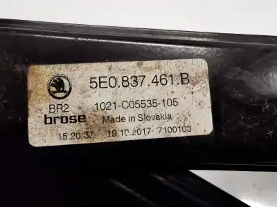 Автозапчасти б/у регулятор стекла переднего левого за skoda octavia iii combi (5e5, 5e6) 2.0 tdi ссылки oem iam 5q0959801b  