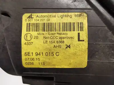 Автозапчасти б/у левая фара за skoda octavia iii combi (5e5, 5e6) 2.0 tdi ссылки oem iam 5e1941015c  030110420100