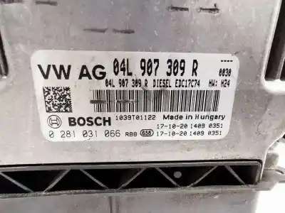 Автозапчасти б/у блок управления двигателем за skoda octavia iii combi (5e5, 5e6) 2.0 tdi ссылки oem iam 04l907309r  0281031066