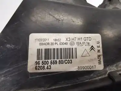 Автозапчастина б/у ліва фара для citroen c5 ii (rc_) 1.6 hdi (rc8hzb) посилання на oem iam 9650055980  89900017