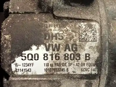 Pezzo di ricambio per auto di seconda mano compressore aria condizionata per skoda octavia iii combi (5e5, 5e6) 2.0 tdi riferimenti oem iam 5q0816803b  