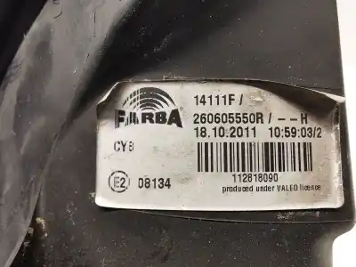 Автозапчастина б/у ліва фара для renault clio iii (br0/1, cr0/1) 1.5 dci посилання на oem iam 260605550r  