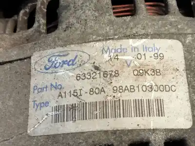 Автозапчастина б/у генератор для ford focus i (daw, dbw) 2.0 16v посилання на oem iam 98ab10300dc  