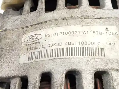 Pezzo di ricambio per auto di seconda mano alternatore per ford focus c-max (cap) ambiente (d) riferimenti oem iam 4m5t10300lc  
