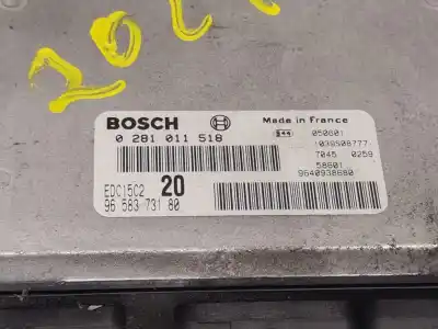 Piesă de schimb auto la mâna a doua unitate de control motor ecu pentru citroen xsara picasso (n68) 2.0 hdi referințe oem iam 9658373180 0281011518 9640938680