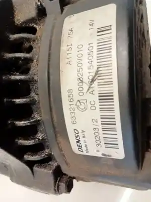 Second-hand car spare part alternator for smart coupe passion oem iam references 63321658  