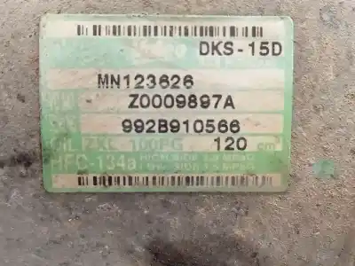 Pezzo di ricambio per auto di seconda mano compressore aria condizionata per mitsubishi l 200 (ka0/kb0) cabina doble invite 4x4 riferimenti oem iam z0009897a  