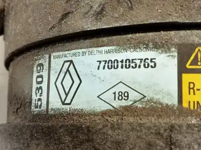 Pezzo di ricambio per auto di seconda mano compressore aria condizionata per renault scénic i monospace (ja0/1_, fa0_) 1.9 dti (ja1u) riferimenti oem iam 7700105765  
