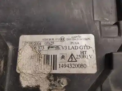 Автозапчасти б/у левая фара за citroen c8 (ea_, eb_) 2.2 hdi ссылки oem iam 1494320080  