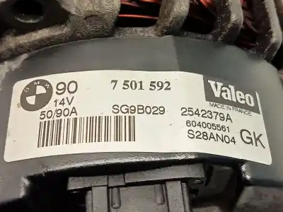 Peça sobressalente para automóvel em segunda mão alternador por bmw 3 (e46) 320 i referências oem iam 7501592  