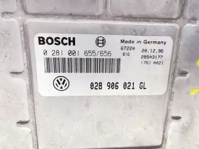 Автозапчасти б/у блок управления двигателем за vw passat b5 (3b2) 1.9 tdi ссылки oem iam 028906021gl  0281001656 / 656