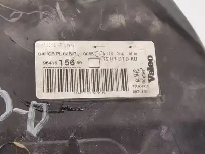 Pezzo di ricambio per auto di seconda mano faro anteriore destro per peugeot 307 break / sw (s1) sw pack riferimenti oem iam 9641615680  