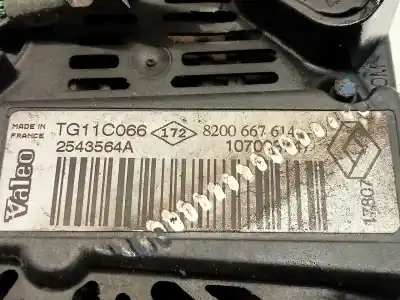 Автозапчасти б/у генератор за renault scénic ii (jm0/1_) 1.5 dci (jm1f) ссылки oem iam 8200667614  2543564a