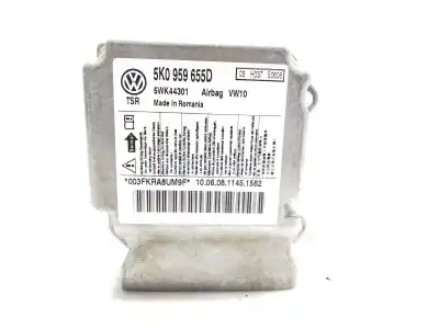 Pezzo di ricambio per auto di seconda mano CENTRALINA AIRBAG per VOLKSWAGEN GOLF VI (5K1)  Riferimenti OEM IAM 5K0959655D  