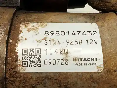 Peça sobressalente para automóvel em segunda mão motor de arranque por opel combo familiar referências oem iam 8980147432  