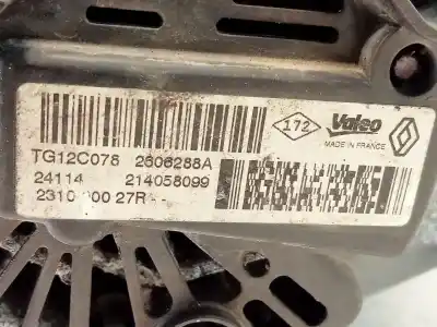 Автозапчасти б/у генератор за renault megane iii fastback (bz0/1_, b3_) 1.5 dci (bz1g, bz1w, bz0r) ссылки oem iam 231000027r  