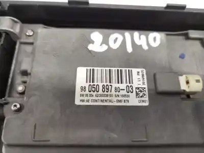 Second-hand car spare part multifunction display for citroen c4 picasso ii 2.0 bluehdi 150 oem iam references 980508978003  980111198vv