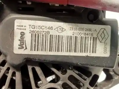 Автозапчастина б/у генератор для renault megane iii fastback (bz0/1_, b3_) 1.5 dci посилання на oem iam 231000026r  