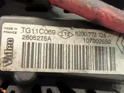 Pièce détachée automobile d'occasion alternateur pour renault scénic ii (jm0/1_) 1.5 dci (jm1f) références oem iam 8200772726  