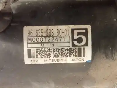 Second-hand car spare part starter motor for citroen c4 picasso millenium oem iam references m000t22471  