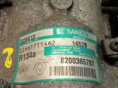 Автозапчастина б/у компресор кондиционера для renault modus / grand modus (f/jp0_) 1.5 dci (fp0d, jp0d) посилання на oem iam 8200365787  