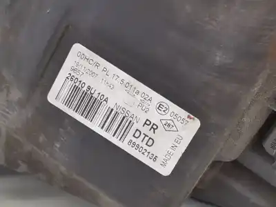 Second-hand car spare part right headlight for nissan note (e11, ne11) 1.6 oem iam references 290109u10a  89902135