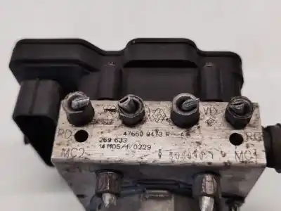 Peça sobressalente para automóvel em segunda mão abs por renault zoe (bfm_) zoe referências oem iam 476609473 269633 