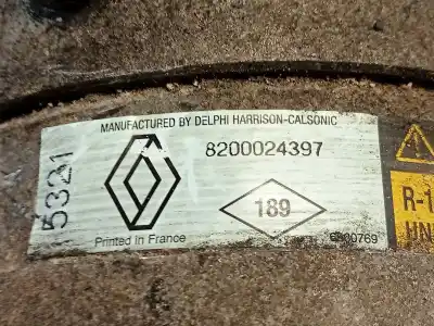 Автозапчасти б/у компрессор кондиционера воздуха за renault laguna ii (bg0/1_) 1.6 16v (bg0a, bg0l) ссылки oem iam 8200024397  