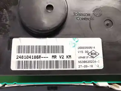Peça sobressalente para automóvel em segunda mão quadrante por dacia lodgy (js_) 1.5 dci referências oem iam 248104186r  