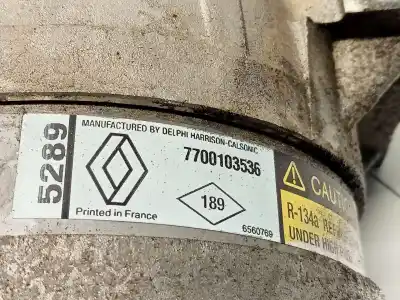 Автозапчасти б/у компрессор кондиционера воздуха за renault scenic (ja..) 1.6 16v authentique (ja0b/11) ссылки oem iam 7700103536  