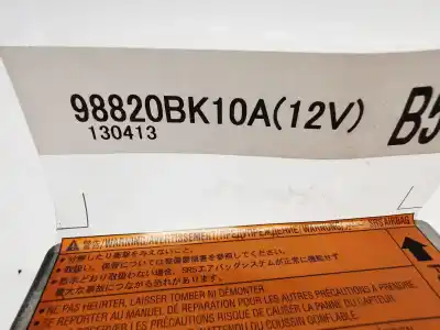 Second-hand car spare part airbag control unit for nissan qashqai / qashqai +2 i (j10, nj10, jj10e) 1.6 dci a las 4 ruedas oem iam references 98820bk10a  